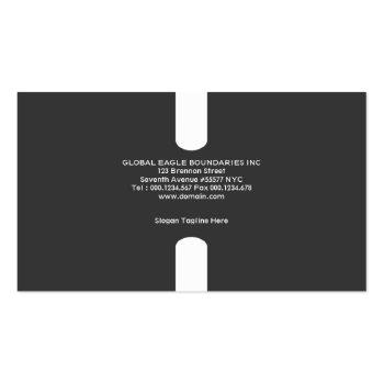 Small Creative Oversize Buttons Business Development Mgr Business Card Back View