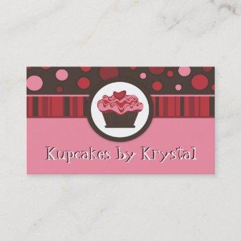 cupcake business card
