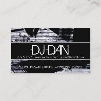 custom dj business cards