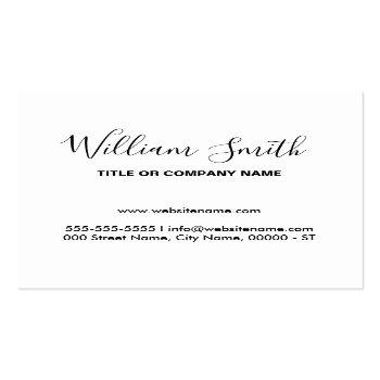 Small Custom Logo, Any Color, Square Business Cards Back View