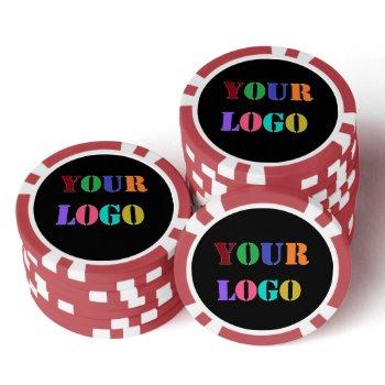 custom your company logo business poker chips