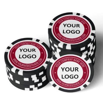 custom your logo and text business poker chips