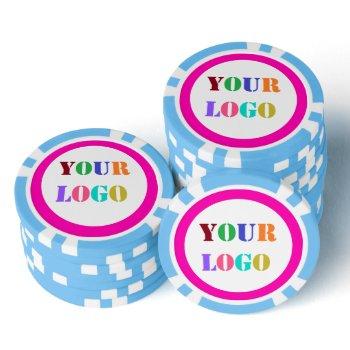 custom your logo business poker chips choose color