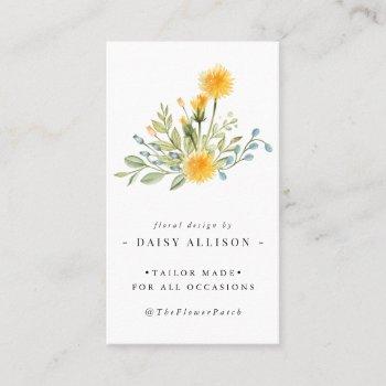 dandelion wishes | spring wildflower business card