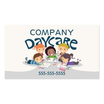 Small Daycare Professional Business Card Front View