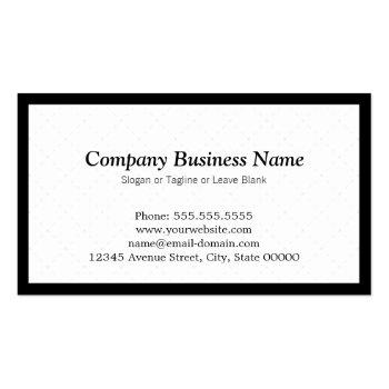 Small Delivery Driver - Clean Stylish Monogram Business Card Back View