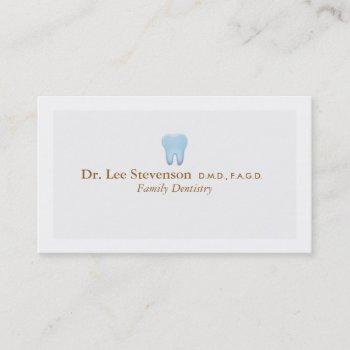 dentist office dds appointment business card