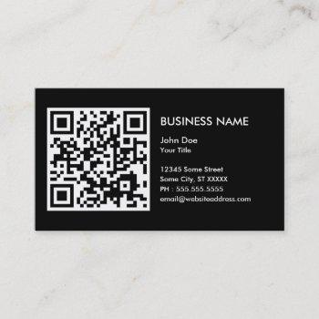 design your own qr code business card