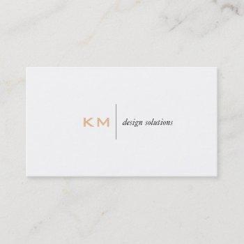 divider line (light apricot) tab business card