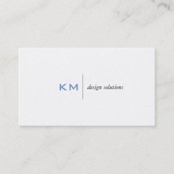 divider line (sky blue) tab business card