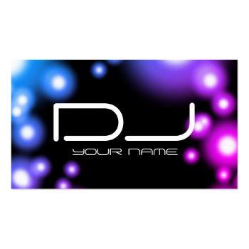 Small Dj Business Card Front View