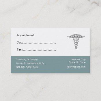 doctor appointment business cards