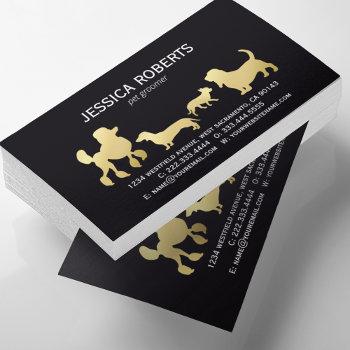 dog care services | pet grooming business card