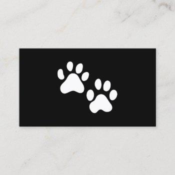 dog groomer | trainer | paws business card