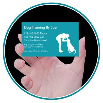 dog trainer business cards