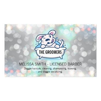 Small Dog Wash | Cleaner | Boke Business Card Front View
