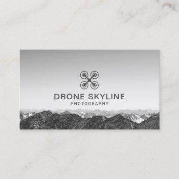 drone photography skyline aerial photographer business card