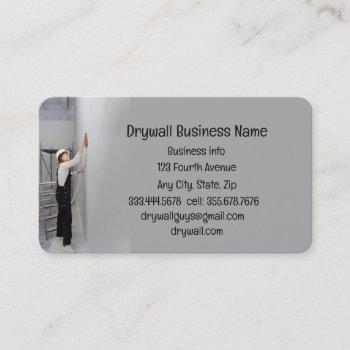 drywall custom sheetrock plaster  business card