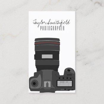 dslr photography business card