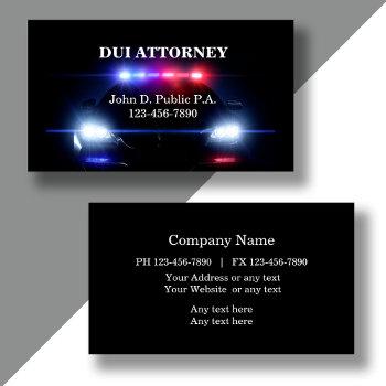 dui attorney business cards