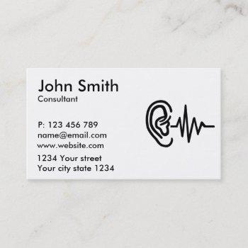 ear frequency business card
