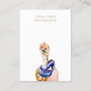 earring jewelry display card/business card