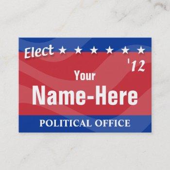 elect - political campaign business card