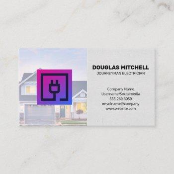 electrical plug | electrician business card