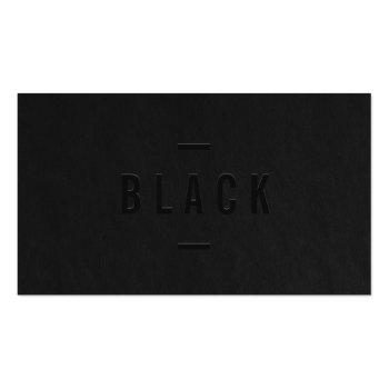 Small Elegant Black And White Professional Modern Simple Business Card Front View