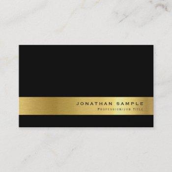 elegant creative gold look pearl finish luxury business card