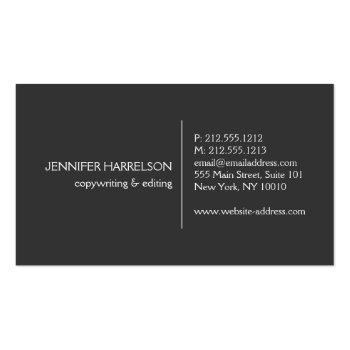 Small Elegant Gold Leaf Trio Logo On White Business Card Back View