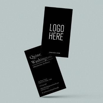 elegant modern simple logo professional stylish business card