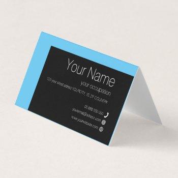 elementary collection folded business card