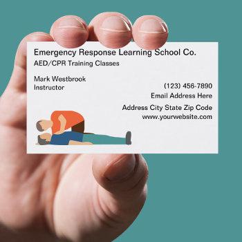 emergency response medical classes business card