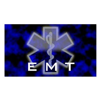 Small Emt Business Card Back View