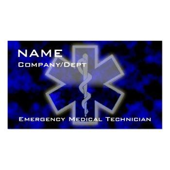 Small Emt Business Card Front View