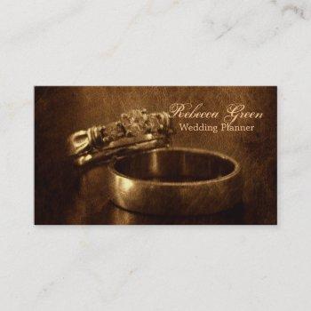 engagement rings wedding commissioner business card