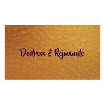 Small Essential Oils Business Cards Back View