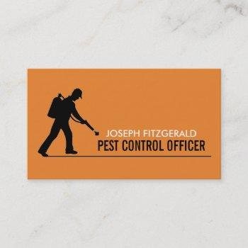 exterminator, pest control business card