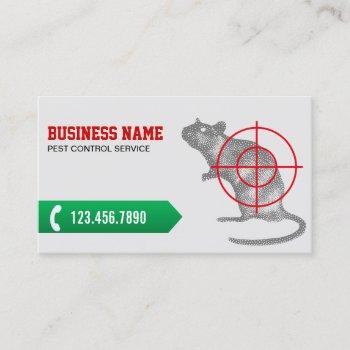 exterminator professional pest control business card