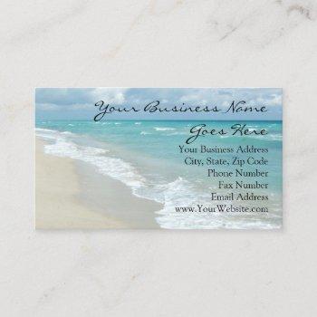 extreme relaxation beach elegant spa travel business card