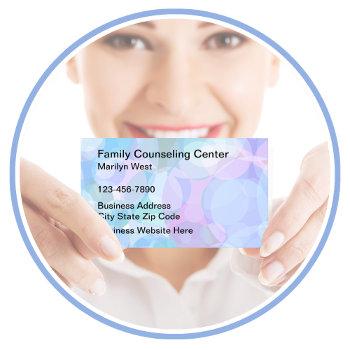 family counseling psychotherapist  business card