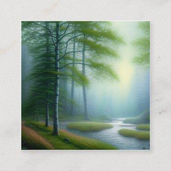 featuring nature are a hallmark of nordic art. square business card