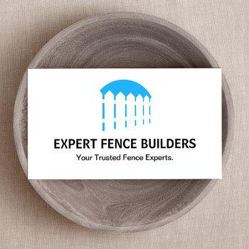fence installation and repair business card
