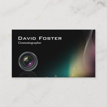 film tv photographer cinematographer business card