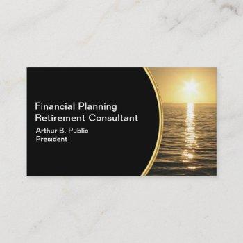 financial planner business cards