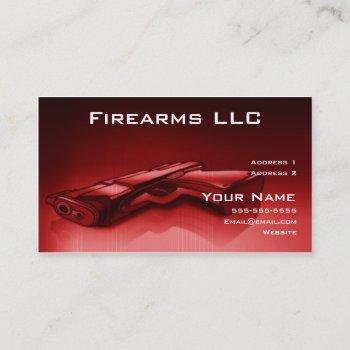 firearms dealer business card
