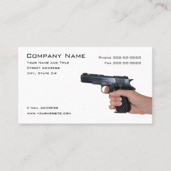 firearms dealer  business card