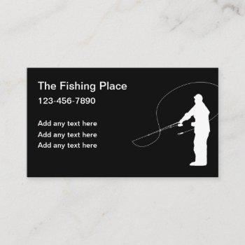 fishing and sports theme business cards