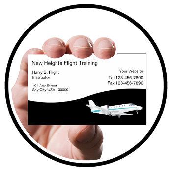 flight training business cards